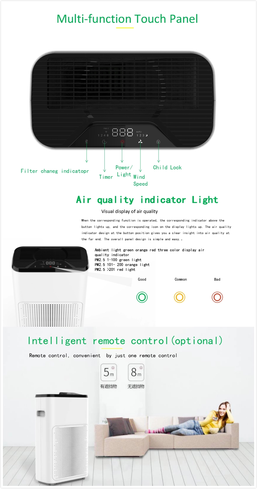 newest innovation 2019 air filter manufacturing machines with HEPA filter air purifier with true hepa filter for sale